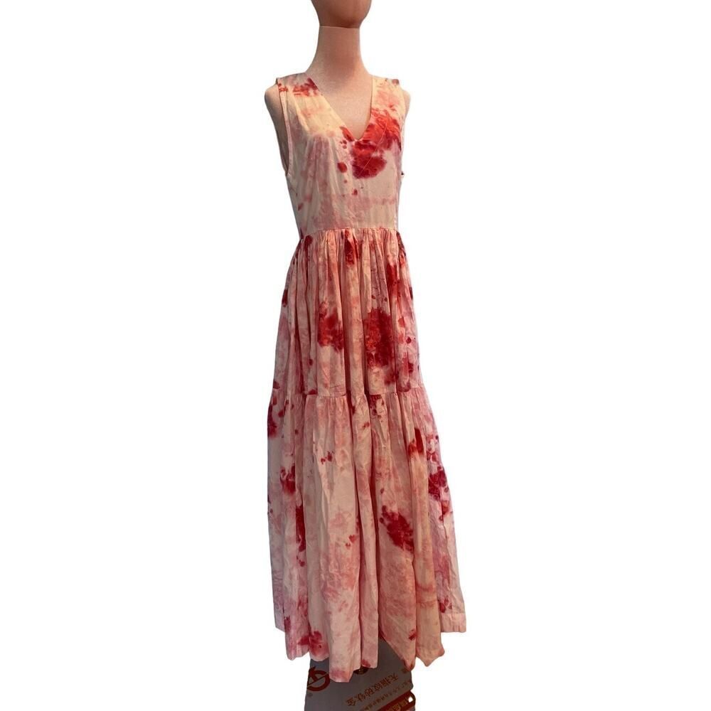 NWT S/W/F SWF Cotton Summer Dress Prom Wedding Special Occasion Pink RTL $409